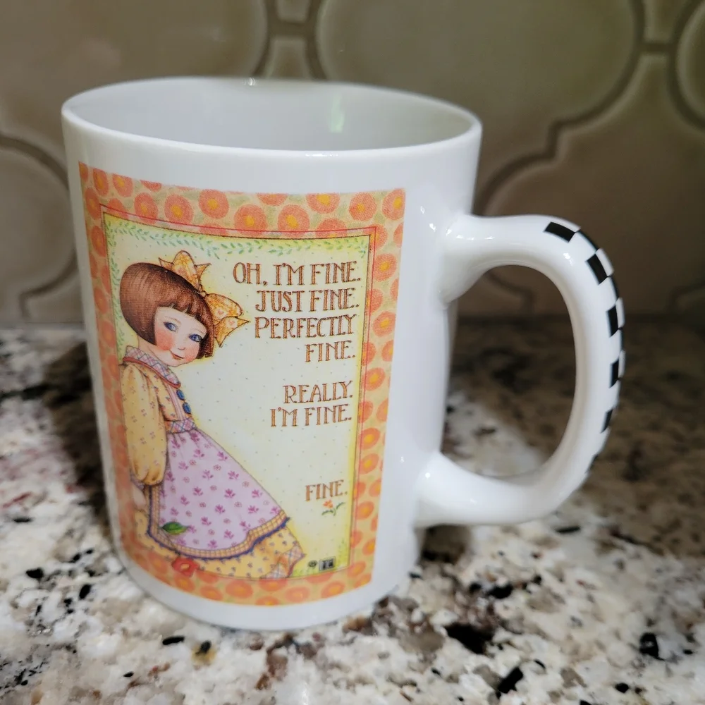 Mary Engelbreit I Am Fine Mug - Picture 1 of 8